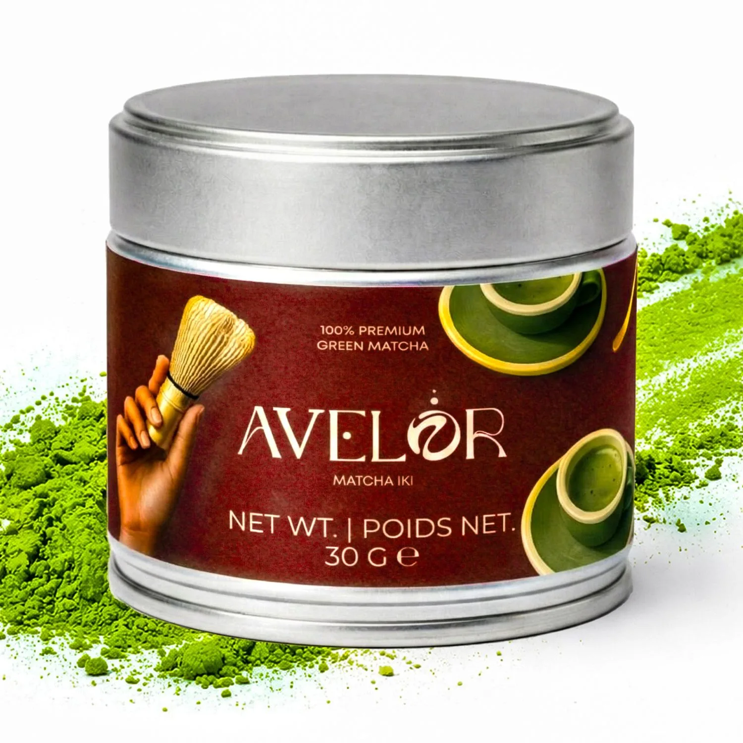 Dose zeremonielle Avelor IKI Matcha, 30 g
