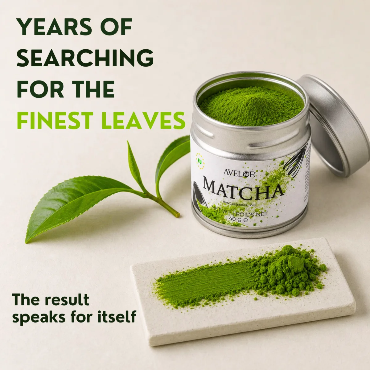 AVELOR OMI · Ceremoniální matcha 40 g — zdjęcie 2