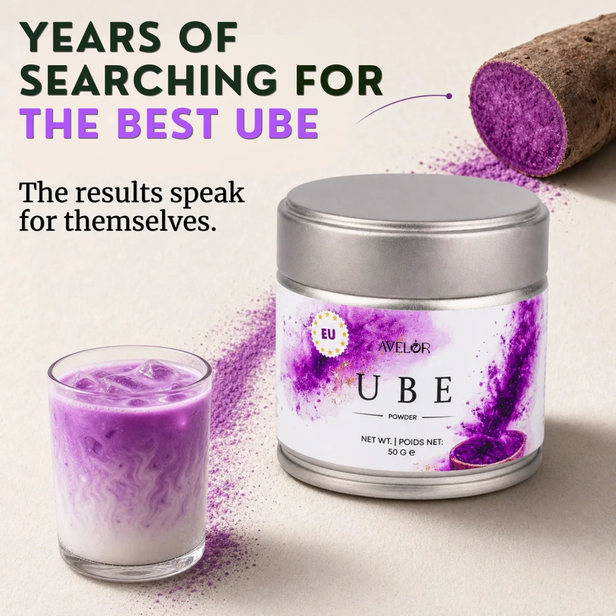 AVELOR UBE · Ube Powder 50 g — zdjęcie 2