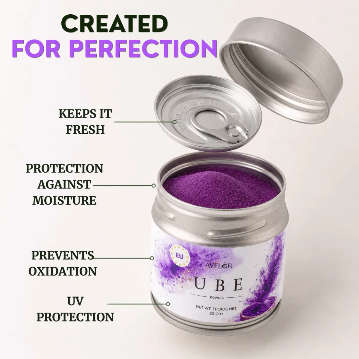 AVELOR UBE · Ube Powder 50 g — zdjęcie 5